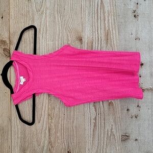 Anthropologie Pilcro NWT Size XXS Neon Pink Ribbed Tank Top